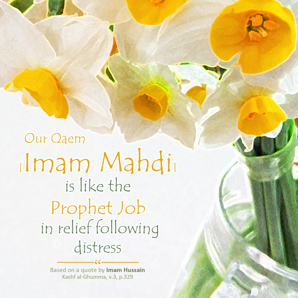 Imam Mahdi is like the Prophet Job in relief following distress - Imam Hussain quote